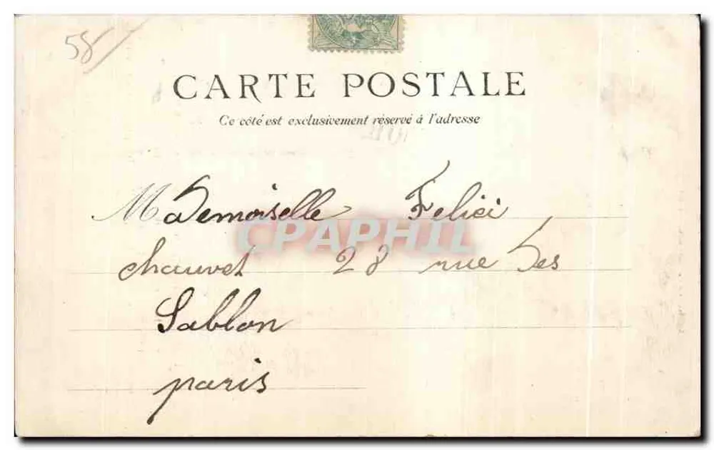 Die Gute Pflanze — Legende von St Sauve — Verlag F. Gayonnet, Nevers - Rückseite
