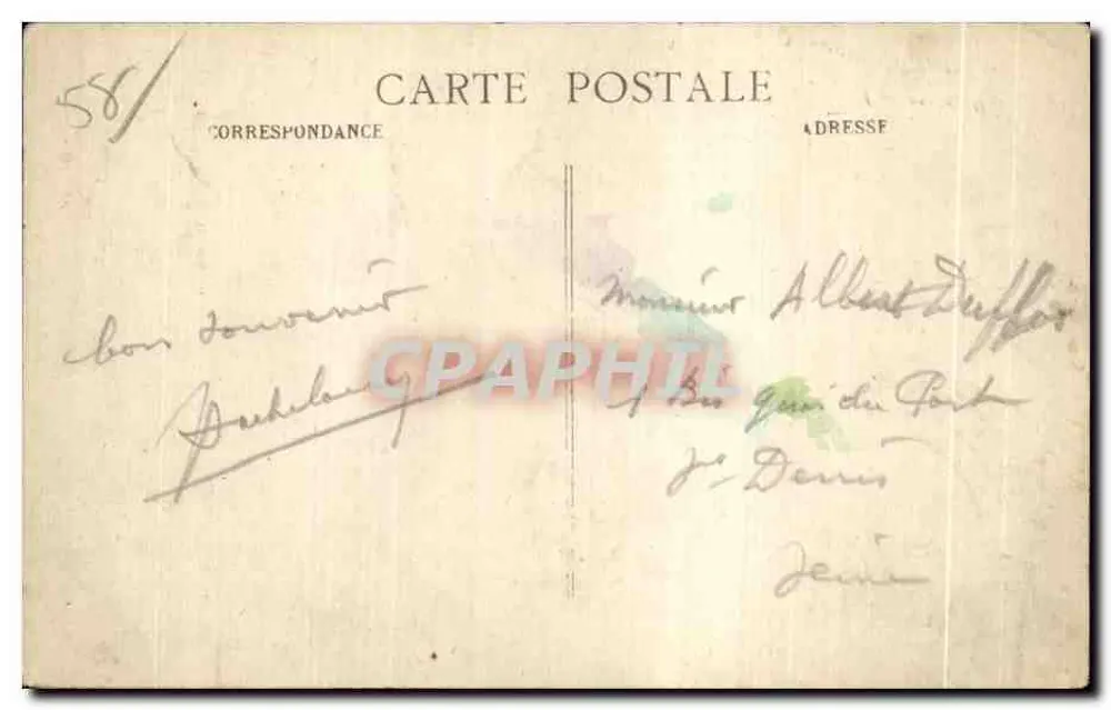 Legende von Saint-Saulge — Die Zwei Feuer — Coll. Roube - Rückseite