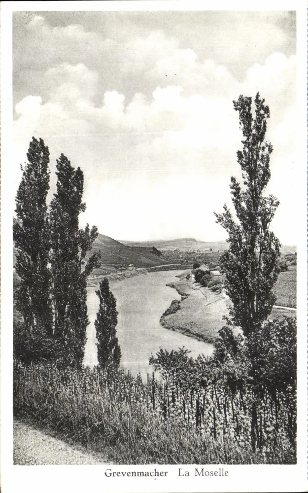 Grevenmacher — A Mosela — editor Kraus, n° 1008 - Frente