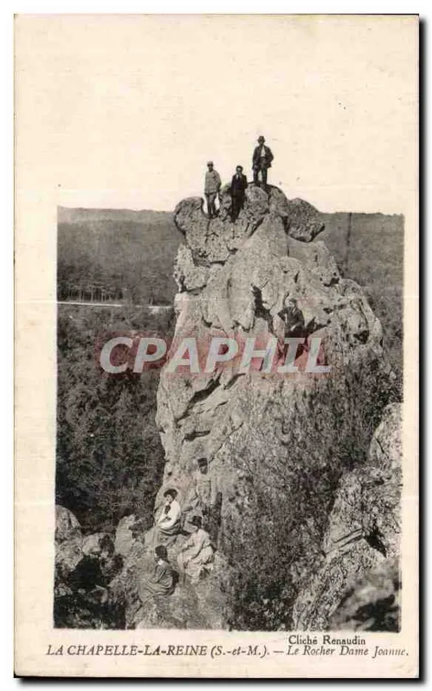 La Chapelle-la-Reine (S.-et-M.) — Der Lady Joanne Felsen — Cliché Renaudin - Vorderseite