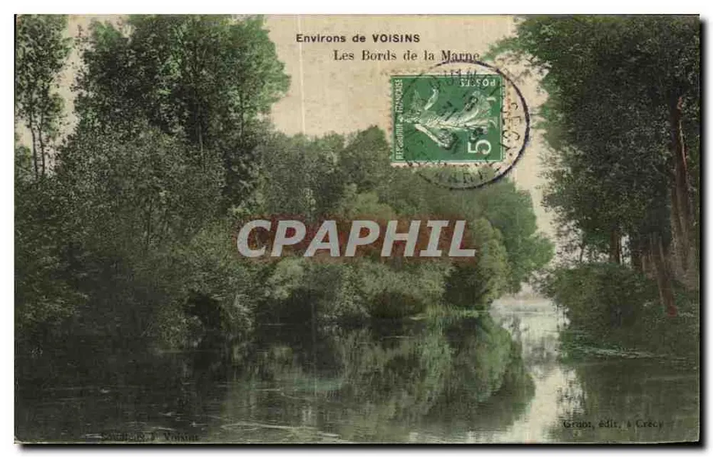 Die Ufer der Marne — Umgebung von VOISINS — Grap, Verlag in Crécy - Vorderseite