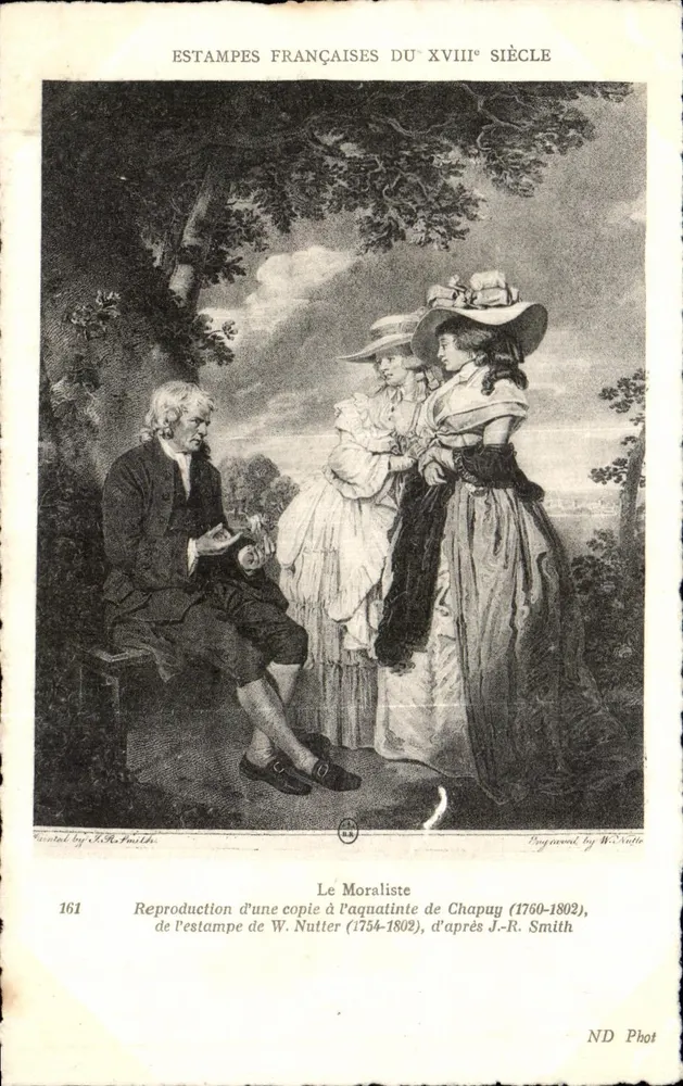 Der Moralist — Französische Kupferstiche des 18. Jahrhunderts — ND Phot, Nr. 161 - Vorderseite