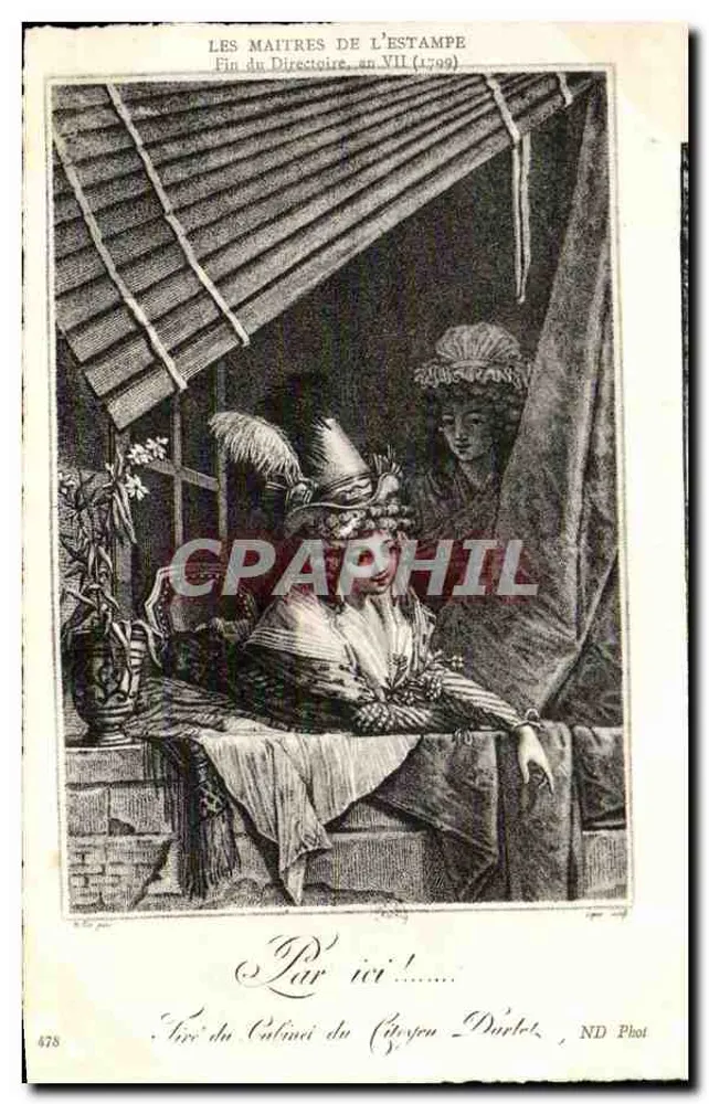 Die Meister der Lithografie — Ende des Direktorats, Jahr VII (1799) — ND Phot, n° 678 - Vorderseite