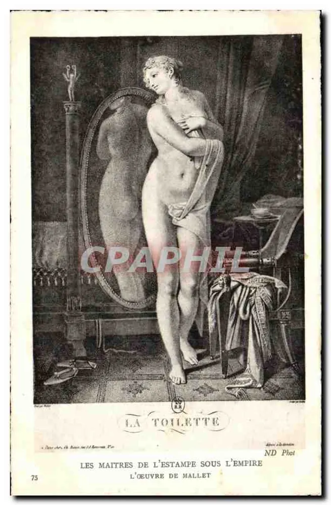 La Toilette — Die Meister der Lithografie unter der Herrschaft des Imperators — ND Phot - Vorderseite