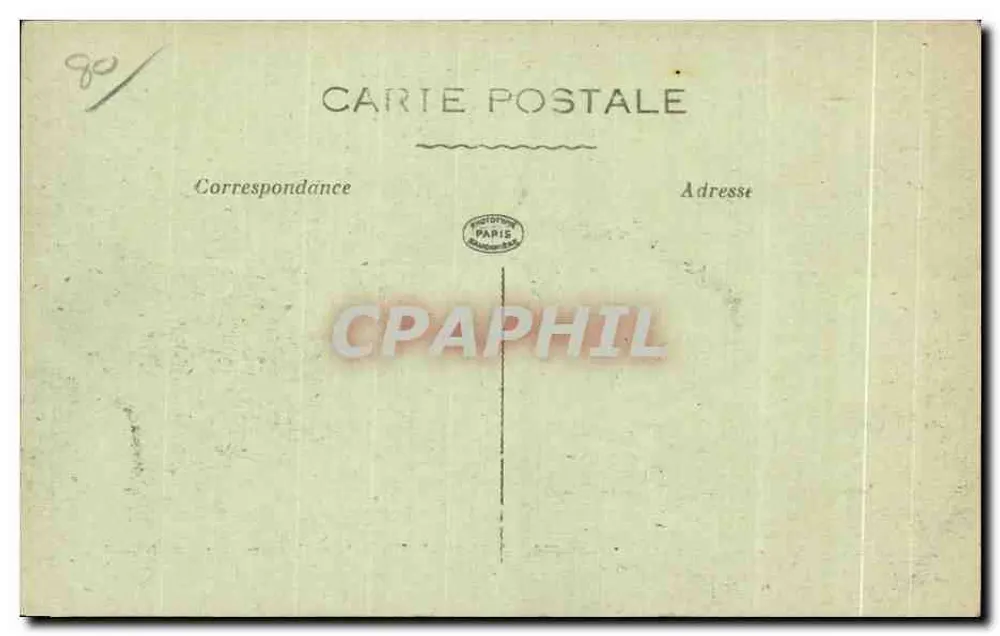 Montdidier — Überblick in Richtung St-Martin — La Pensée, n°3306 - Rückseite
