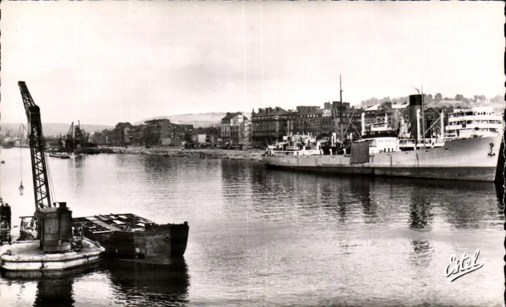 Die Ufer der Seine — Rouen — Verlag Estel, Nr. 1029 - Vorderseite