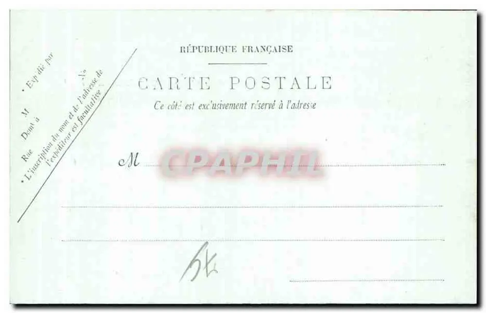 Le Havre — Das Hotel und die Frascali-Bäder — LL - Rückseite
