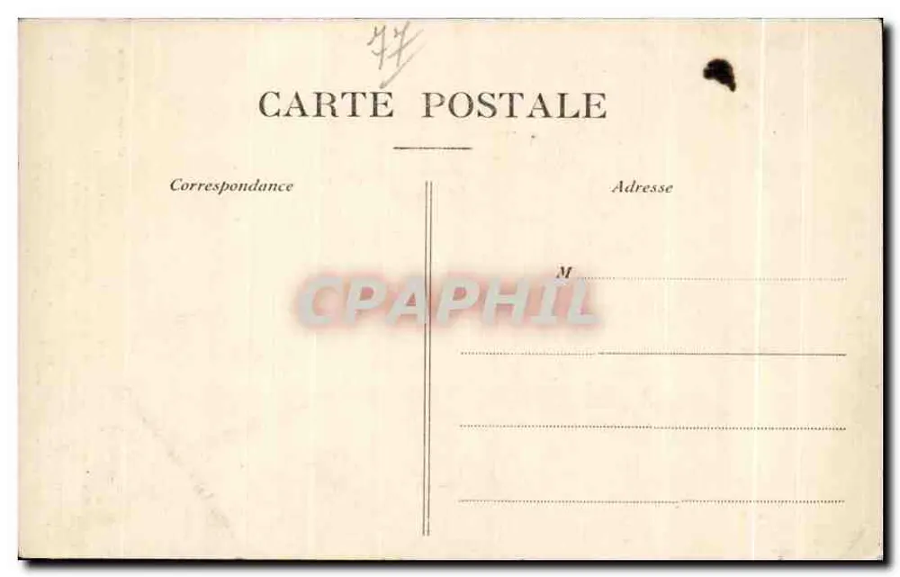 Montereau — Statua di Napoleone — Collezione J. D., a Sens - Verso