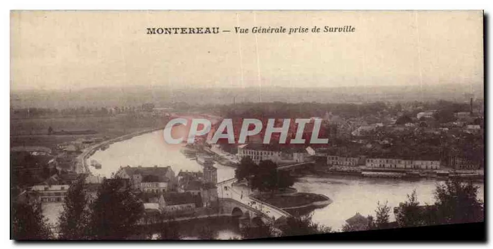 Montereau — Allgemeiner Blick von Surville — I. P. M., Paris - Vorderseite