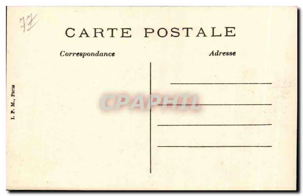 Montereau — Allgemeiner Blick von Surville — I. P. M., Paris - Rückseite