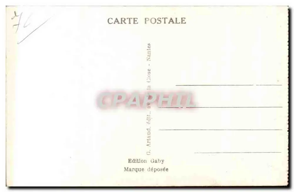 Dieppe (Seine-Inf.) — Calçadão do Hâble — G. Arland, edição Gaby - Verso