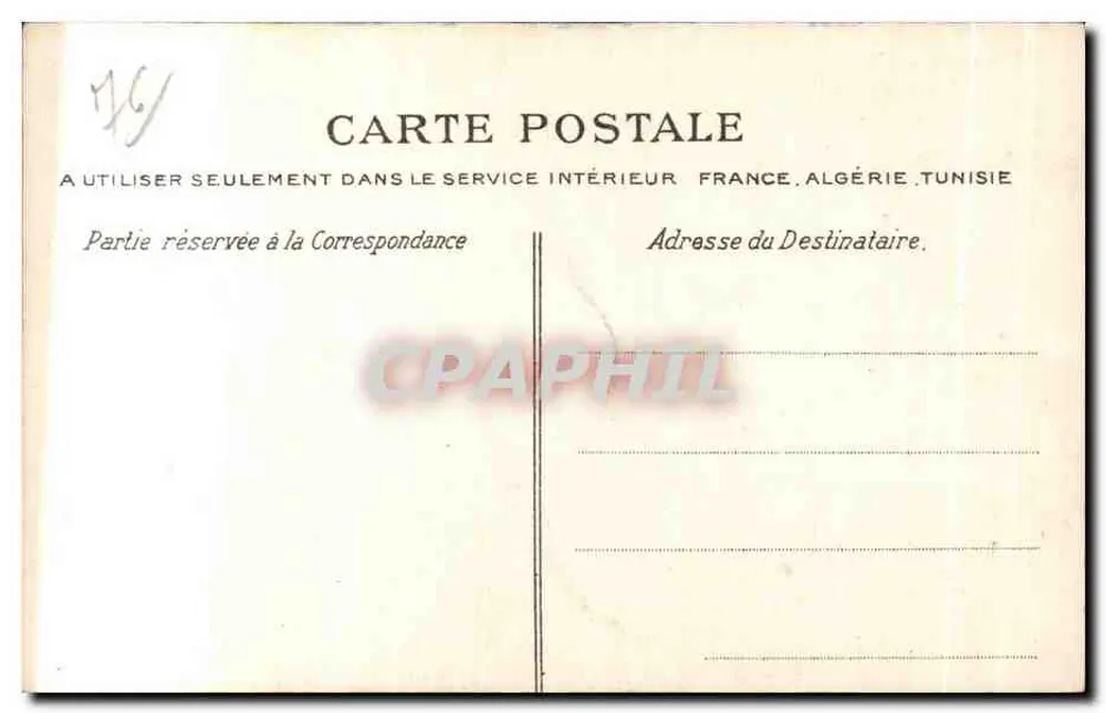 Rouen — Altes Haus, Rue du Bac — Antike Ansichtskarte — Nr. 2203 - Rückseite