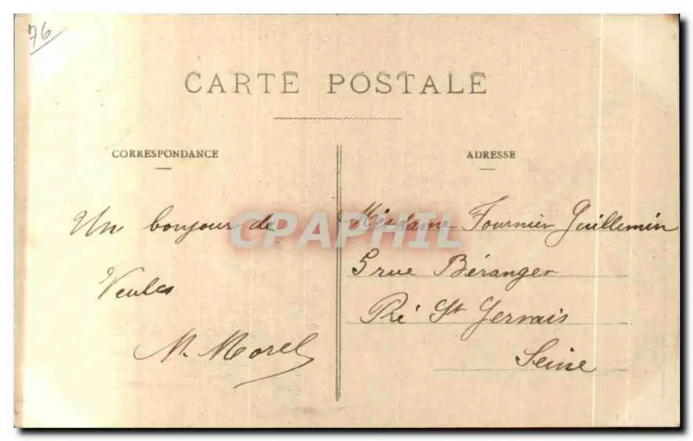 VEUULES-les-ROSES (Seine-Inf.) - Villa, die Terrasse und die Klippen - Rückseite