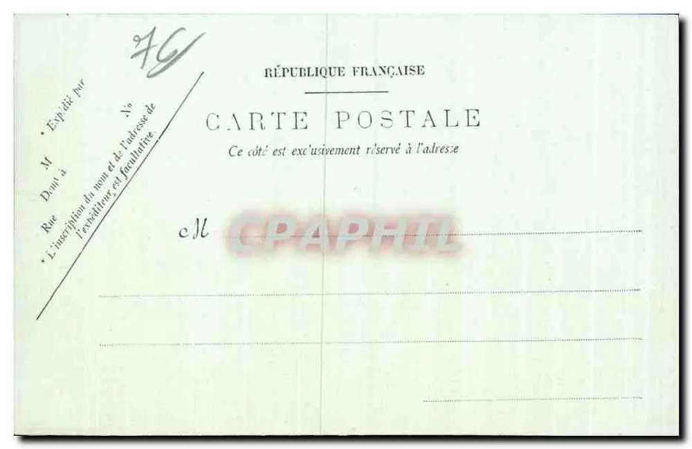 Le Havre — Perspectiva do Grand Quai — LL. n°6 - Verso