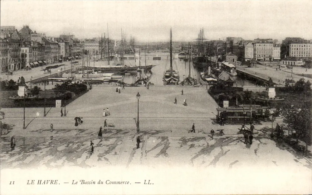 Le Havre — Le Bassin du Commerce — LL. - Vorderseite