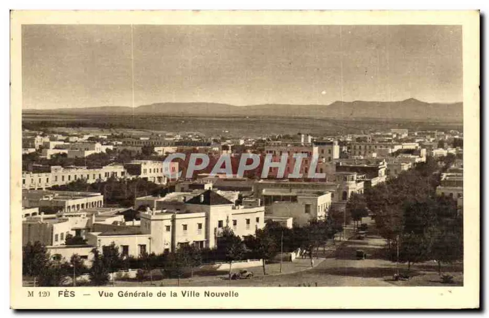 Fès — Allgemeiner Blick auf die Neue Stadt — M 120 - Vorderseite