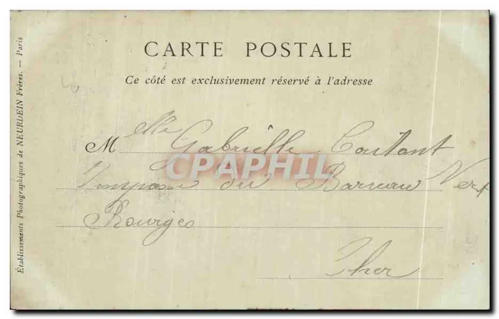 Lago de Boisday (Cher) — vista lacustre com cavalos e carruagens — Editor: E. L. (n° 142) - Verso