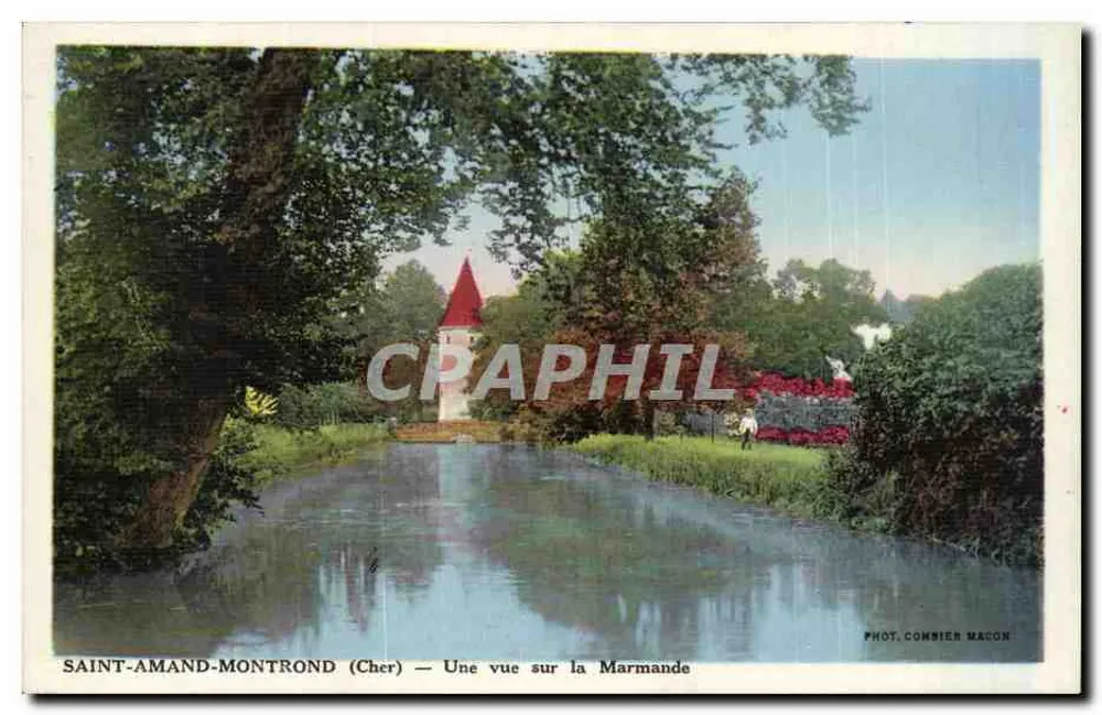 Saint-Amand-Montrond (Cher) — Eine Ansicht der Marmande — Fot. Comnier Macon - Vorderseite