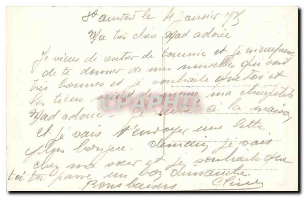 Saint-Amand-Montrond (Cher) — Eine Ansicht der Marmande — Fot. Comnier Macon - Rückseite
