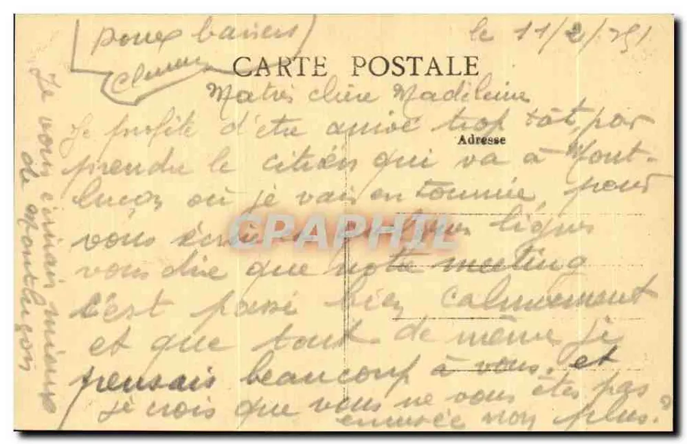 Saint-Amand-Montrend (Cher) — Die Brücke über den Cher — 504 - Rückseite