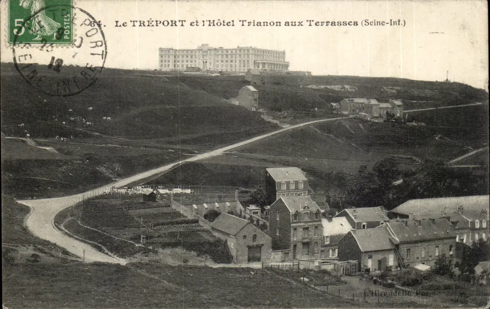 Le TRÉPORT und das Hôtel Trianon aux Terrasses (Seine-Inf.) — Héronnette, Paris — n° 864 - Vorderseite