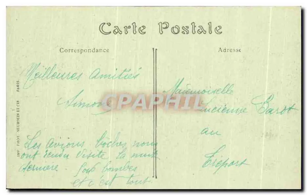 Rouen — Das Palais de Justice — ND. Phot. - Rückseite