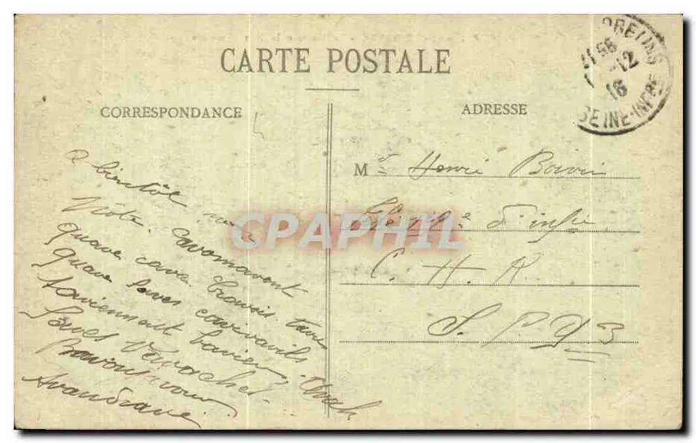 Le Havre - A Bolsa e o Ponte Alexandre — C. V. - 2075 - Verso