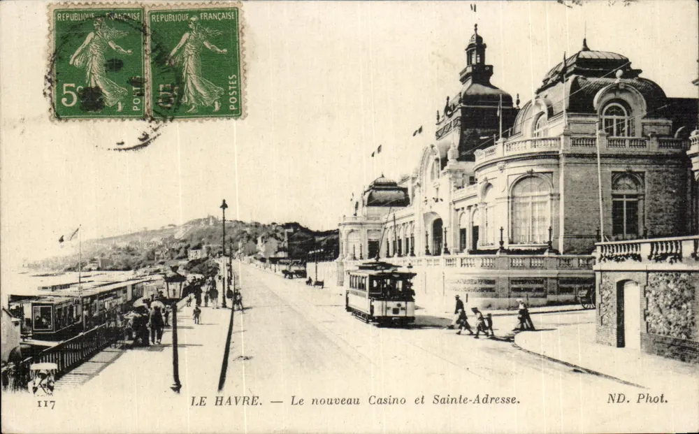Le Havre — Das Neue Casino und Sainte-Adresse — ND. Phot. - Vorderseite