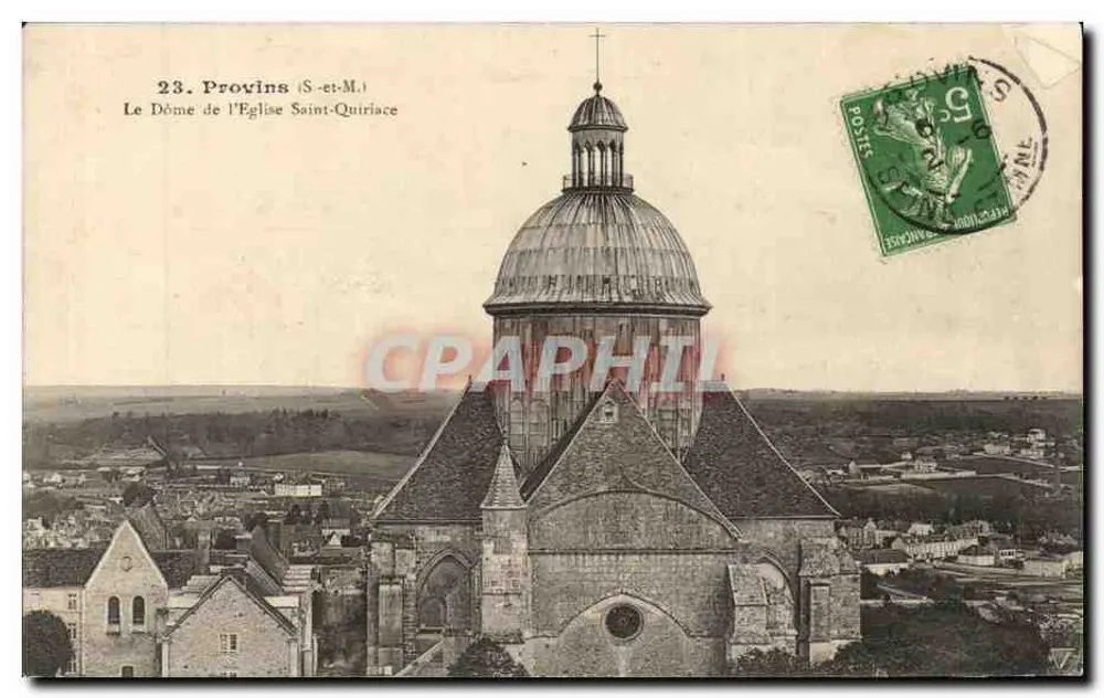 Provins (S.-et-M.) — Der Turm der Kirche Saint-Quiriace — Verlag Chéret S. L. - Simonet - Vorderseite