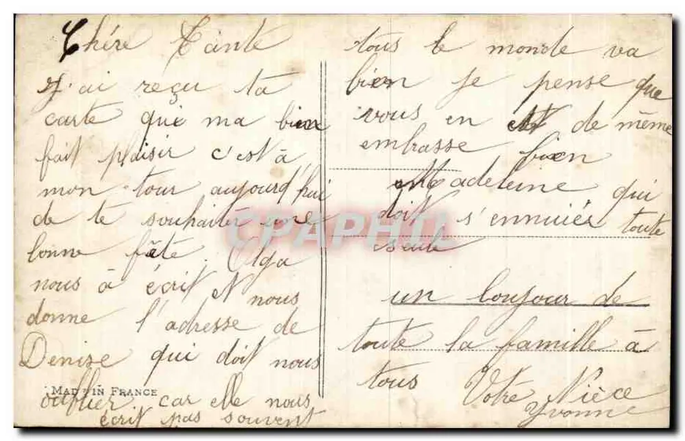 Bouquet di rose — Fawwette 1658 — editore Fawwette - Verso