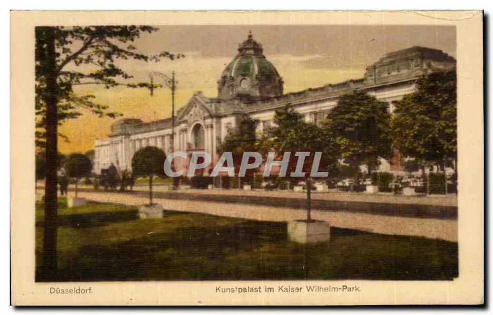 Düsseldorf — Kunstpalast im Kaiser Wilhelm-Park — unbekannter Verleger, Seriennummer 655 - Vorderseite