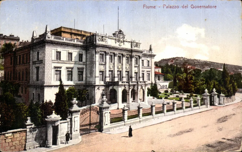 Fiume — Palazzo dei Governatore — Stengel & Co. - Vorderseite