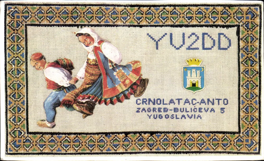 Volks-Tanz — Crnolatac-Anto, Zagreb — Verlag Crnolatac-Anto, Bulićeva 5, Jugoslawien - Vorderseite