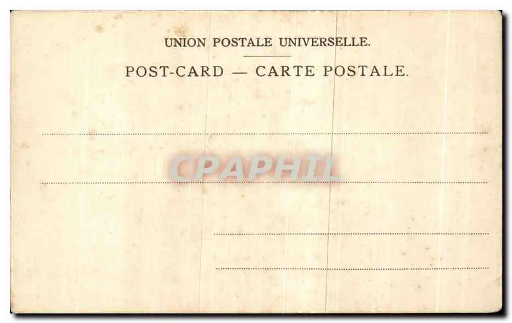 Port Said — Schwarze Frau auf einem Esel — Union Postale Universelle - Rückseite