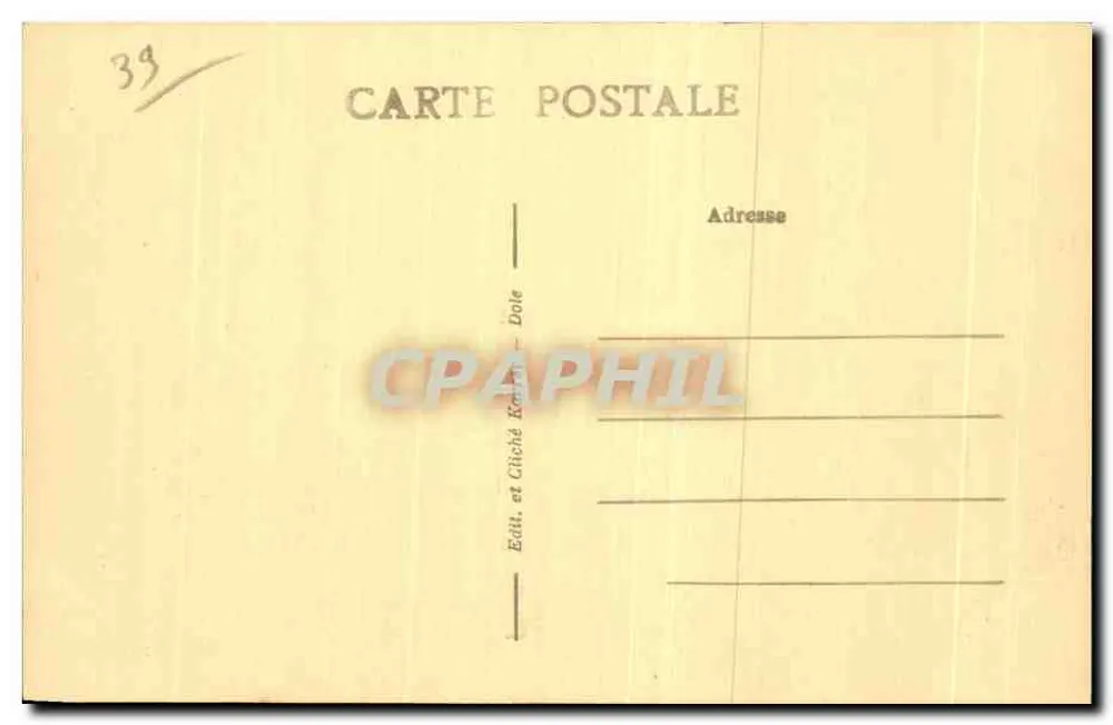 Arbois — Die Cuisance, die Kirche und das Schloss Bontemps — Pittoresker Jura - Rückseite