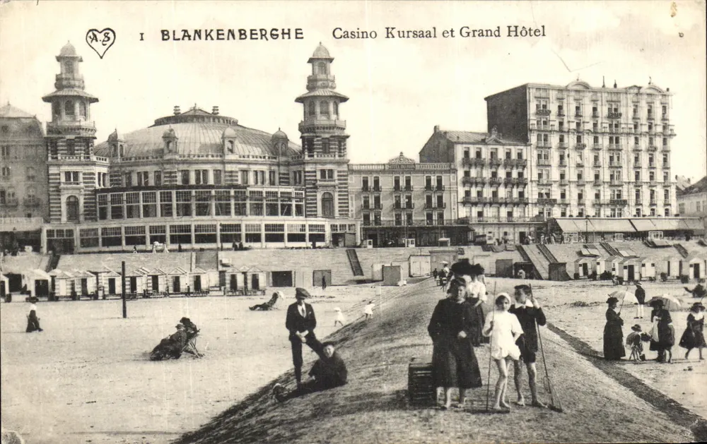Blankenberge — Casino Kursaal und Grand Hôtel — A.S. Edition - Vorderseite