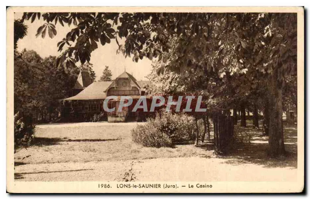 LONS-le-SAUNIER (Jura) — O Casino — Edições E. Protet, Dole - Frente
