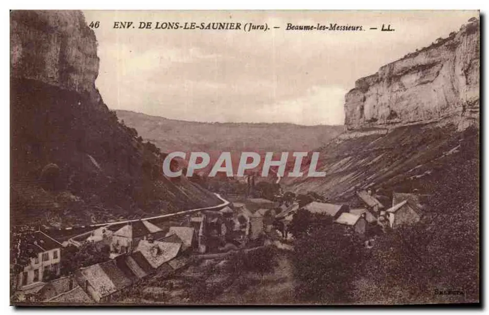 Beaume-les-Messieurs — Umgebung von Lons-le-Saunier (Jura) — LL. — S. Lefevre - Vorderseite