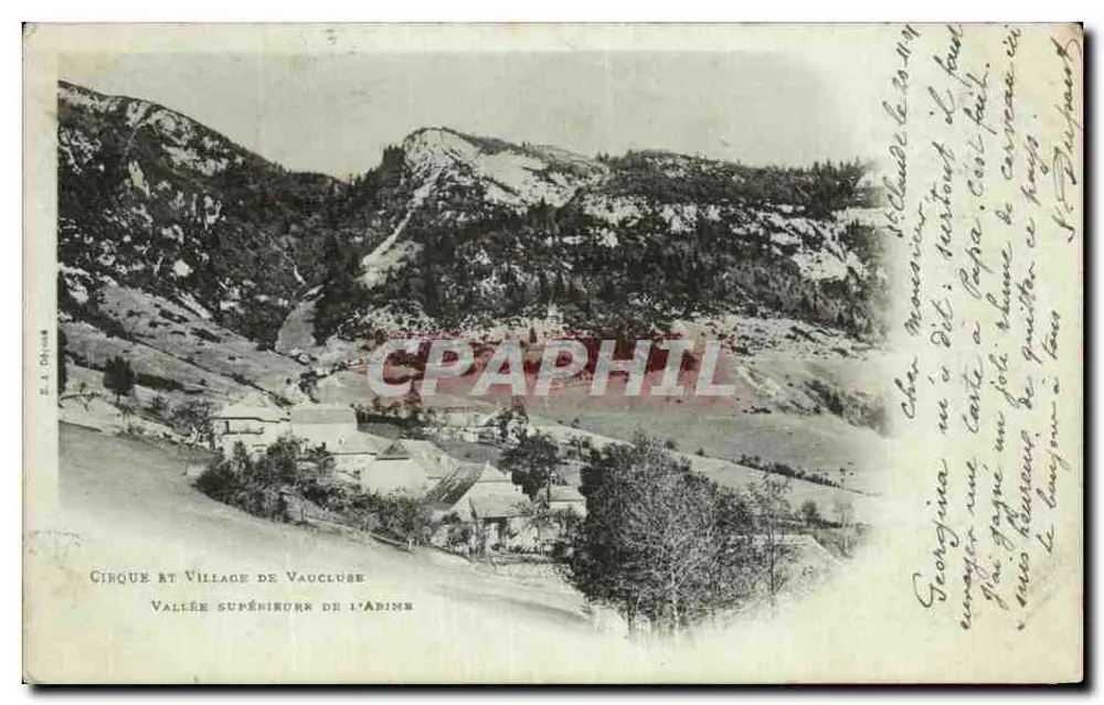 Cirque und Dorf Vaucluse — Oberer Talbereich der Abime — E.A. Ochot — Nr. 39 - Vorderseite