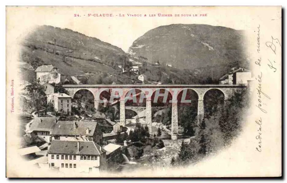 Saint-Clair - Der Viadukt & die Urinen unter dem Wiesenfeld — Tourismus, Haute-Jura, n°24 - Vorderseite