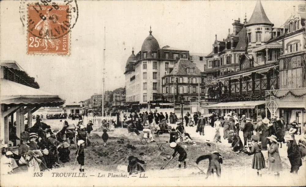 Trouville — Les Planches — LL. — Editora LL. n° 153 - Frente