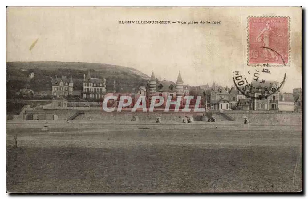 Blonville-sur-Mer — Ansicht vom Meer — Verlag Blonville - Vorderseite