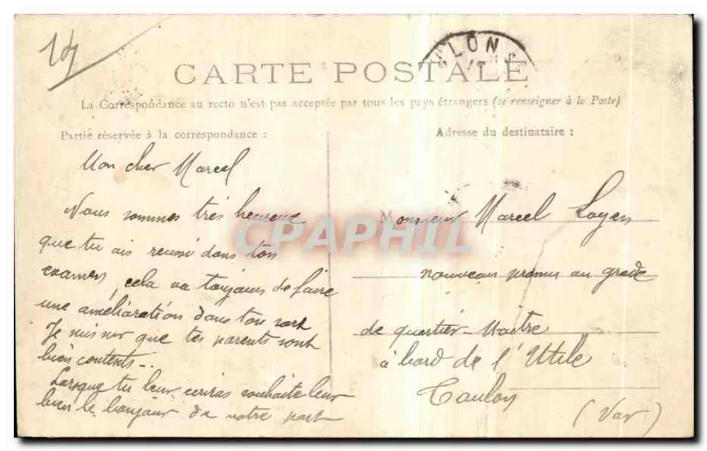 CAEN — A Caserna Hamelin — L. D. - Verso
