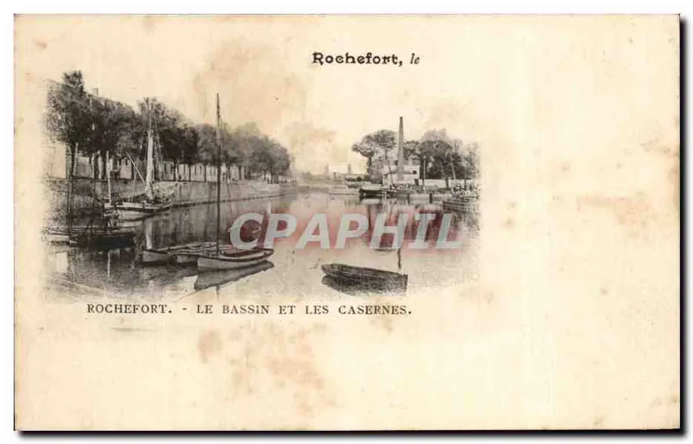 Rochefort - Der Hafen und die Kasernen — anonyme Ausgabe, Nummer nicht sichtbar - Vorderseite