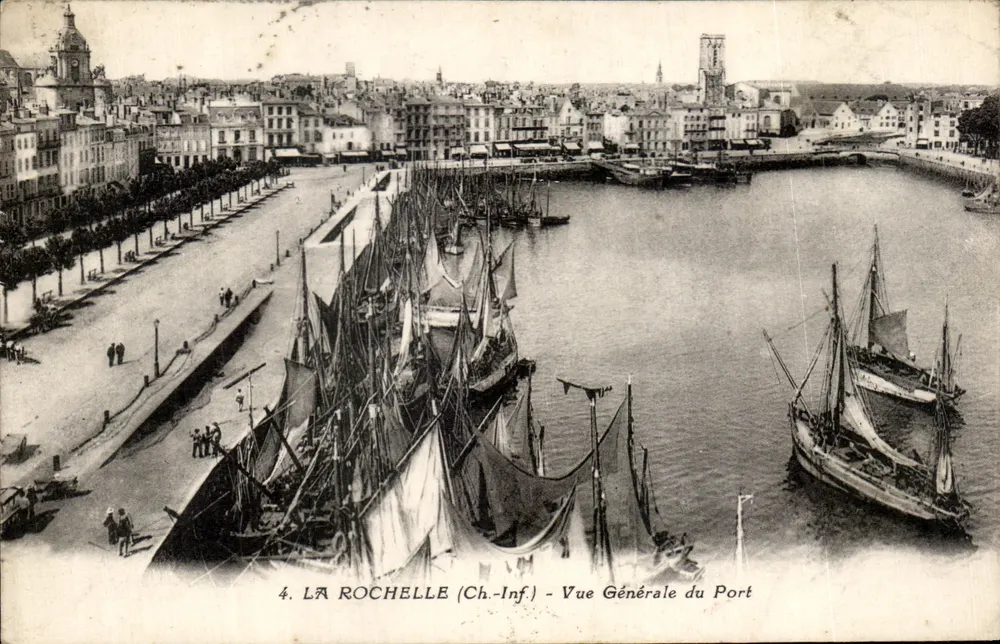 La Rochelle (Ch.-Inf.) — Allgemeiner Blick auf den Hafen — Verleger Ch. Inf. - Vorderseite