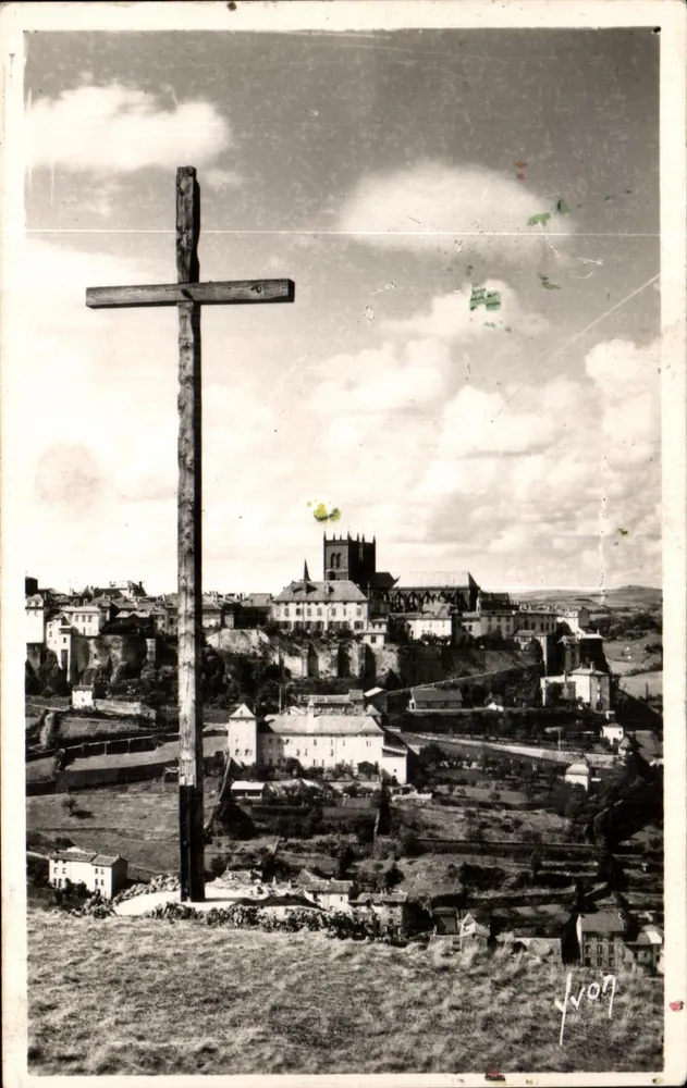 St-FLOUR (Cantal) — Die Kathedrale und die Mauern — Les Éditions d'Art, 15 rue Marial, Paris - Vorderseite