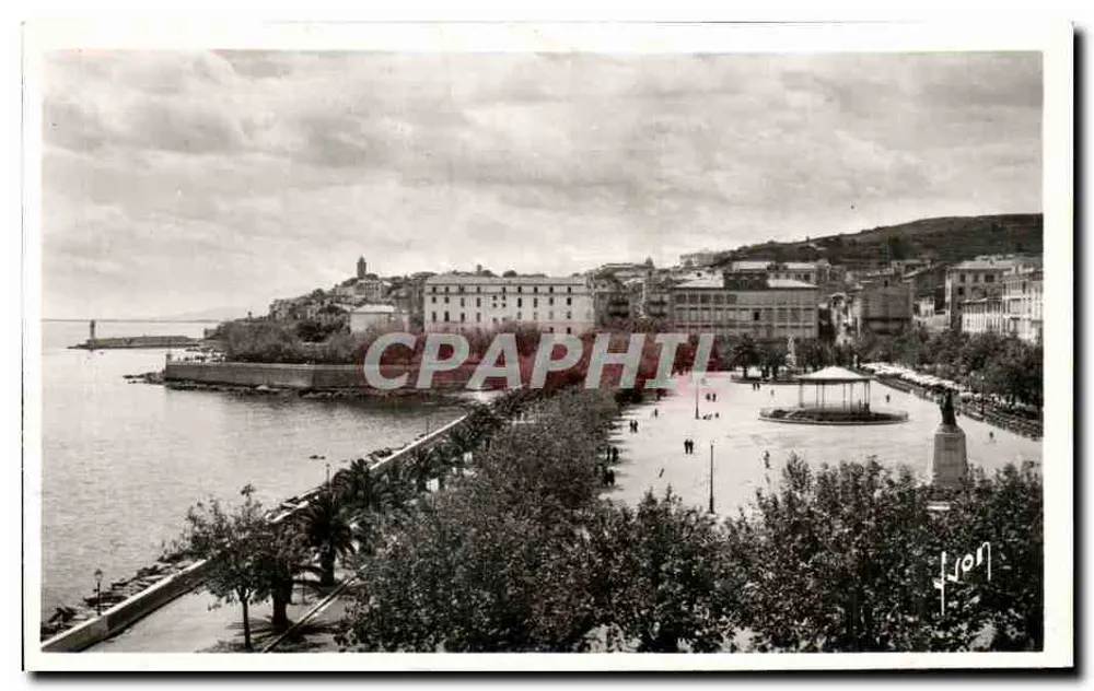 Bastia (Korsika) — Place Saint-Nicolas und die Zitadelle — Les Éditions d'Art, Paris - Vorderseite