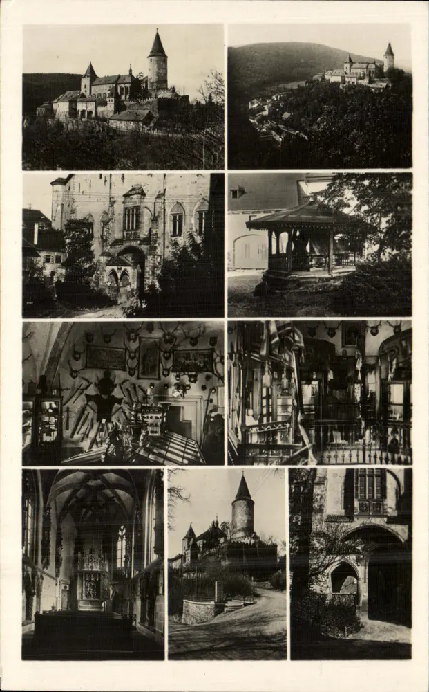क्रिवोक्लाट के किला — पैनोरमा दृश्य और आंतरिक भाग — V Čermák, प्राग XVI - आगे