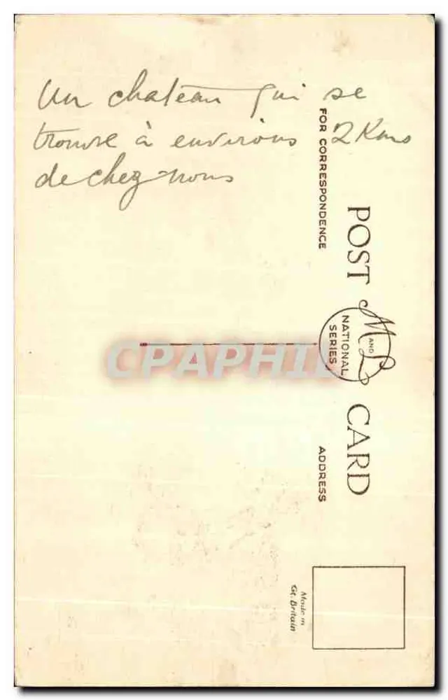Bridgecastle, Armadale — vue de village — éditeur National Postcard Series - Verso