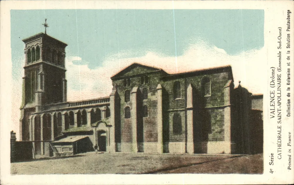 Cattedrale di San Appolinaire — Complesso Sud-Ovest — Valence (Drôme) — Collezione della Kolarsine — 4a Serie - Recto